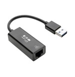 Tripp lite u336-000-r adaptador de red nic usb 3.0 a gigabit ethernet, 10mbps / 100mbps / 1000mbps, negro