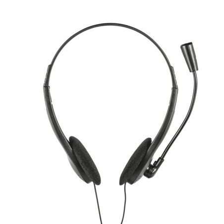 Auriculares trust primo chat con micrófono jack 3.5 negros