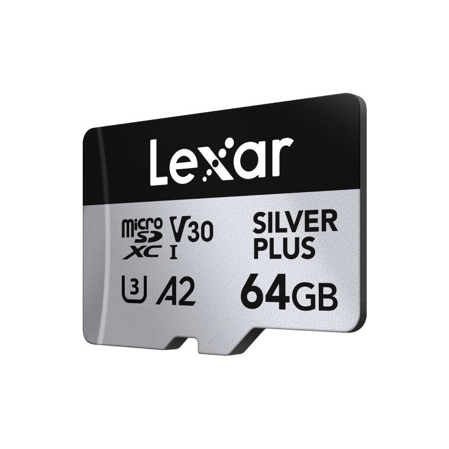 Lexar professional silver plus microsdxc uhs-i card 64 gb
