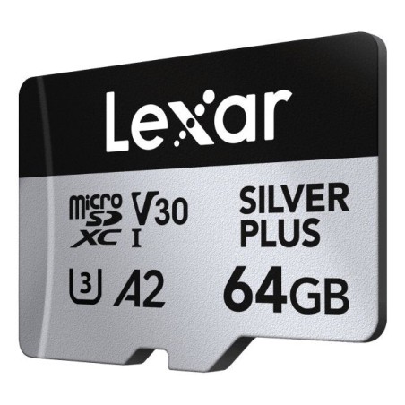 Lexar professional silver plus microsdxc uhs-i card 64 gb