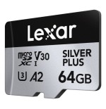 Lexar professional silver plus microsdxc uhs-i card 64 gb