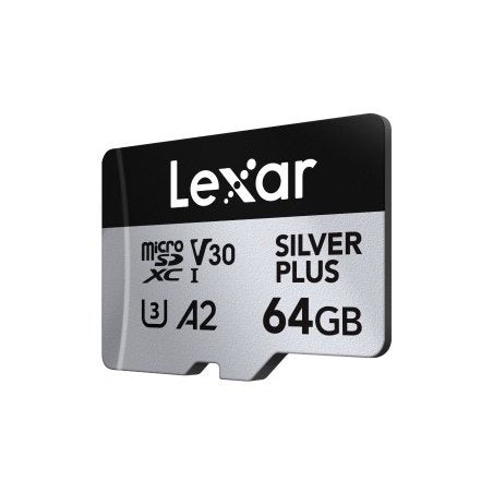 Lexar professional silver plus microsdxc uhs-i card 64 gb