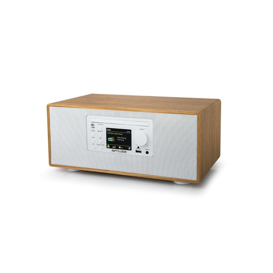 Muse m-695dbtw cd micro system with bluetooth, fm dab+ radio and usb port