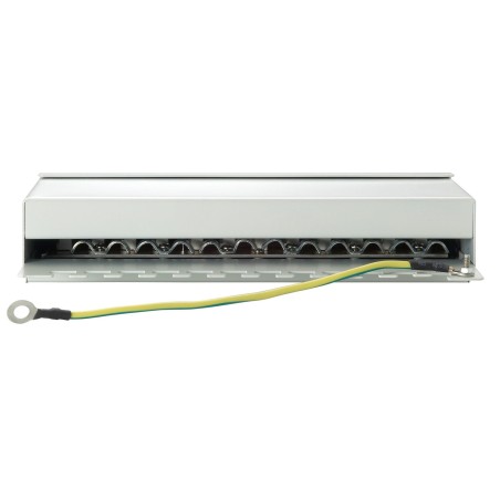 Equip patch panel de escritorio cat 6 apantallado 12 puertos blanco