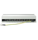 Equip patch panel de escritorio cat 6 apantallado 12 puertos blanco