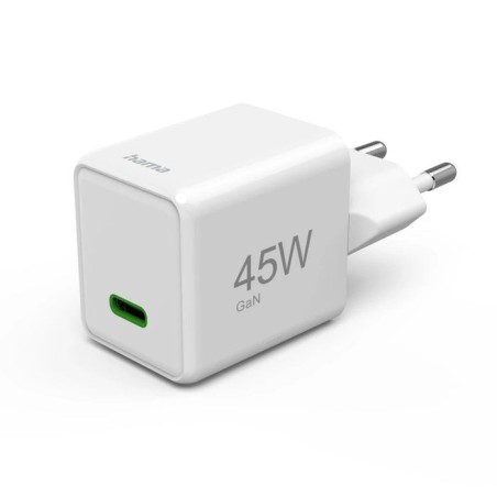 Hama cargador red eléctrica blanco usb-c 45w carga rápida