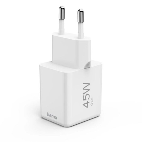 Hama cargador red eléctrica blanco usb-c 45w carga rápida