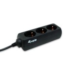 Equip regleta 3 tomas especial sais conector iec macho 1.1m