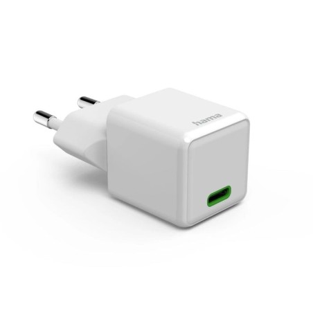 Hama cargador red eléctrica blanco usb-c 20w carga rápida