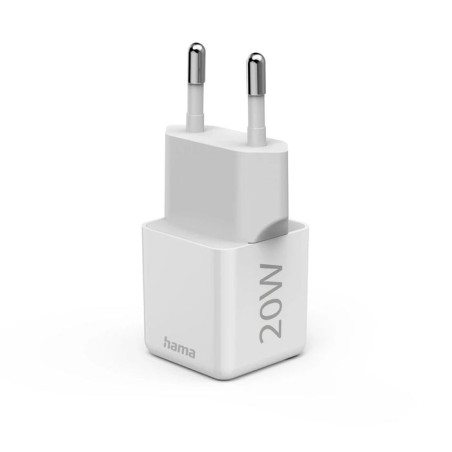 Hama cargador red eléctrica blanco usb-c 20w carga rápida