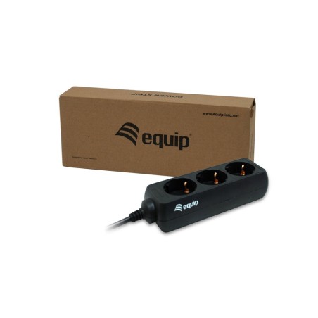 Equip regleta 3 tomas especial sais conector iec macho 1.1m