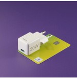 Hama cargador red eléctrica blanco usb-c 20w carga rápida