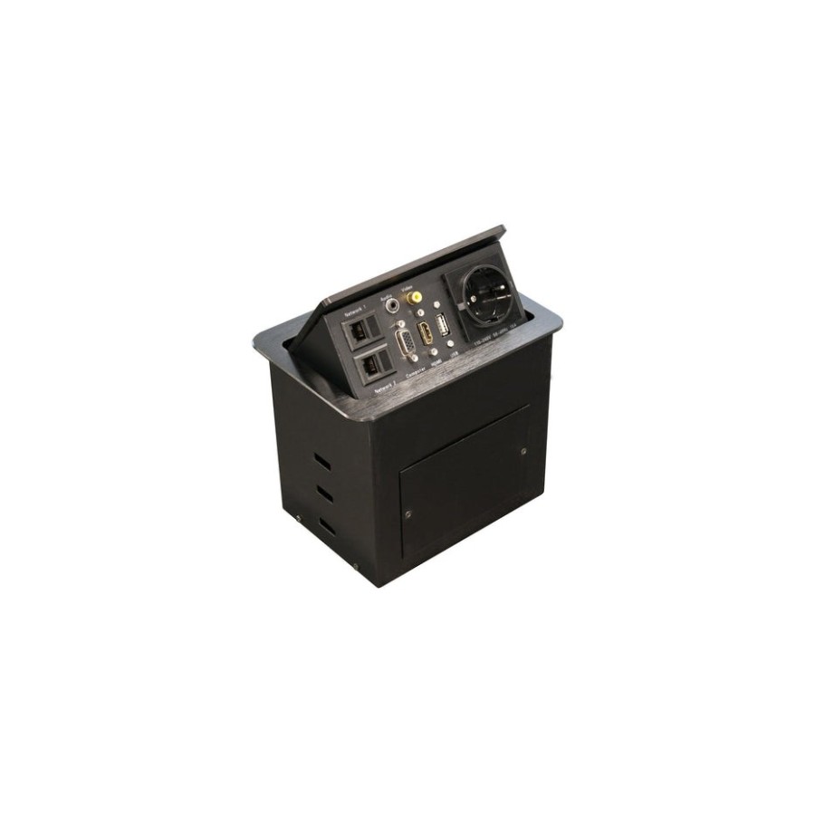 Equip regleta alimentacion + red + hdmi para mesa