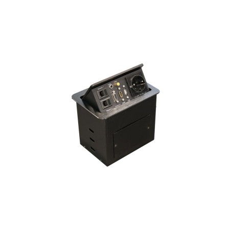 Equip regleta alimentacion + red + hdmi para mesa