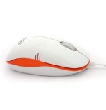 3free raton optico usb mcm101/wo blanco naranja