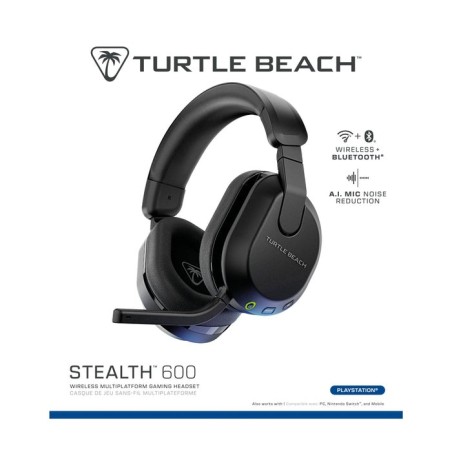 Auriculares turtle beach stealth 600 gen 3  juego bluetooth negro