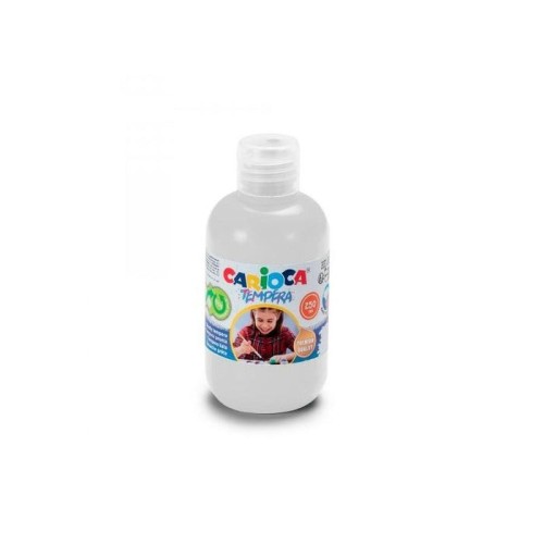 Carioca pack de 6 botellas de tempera - colores superlavables - faciles de mezclar - aplicable en materiales porosos -