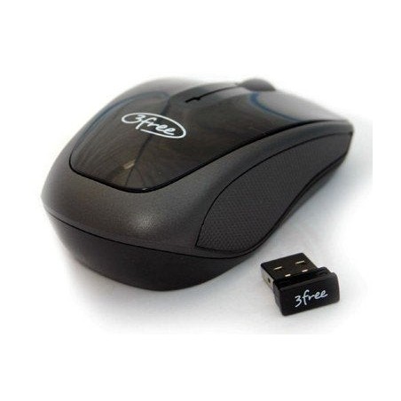 Raton 3free optico inalambrico usb negro 3f-mcw401