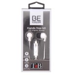 Tnb auriculares con cable be color jack blanco