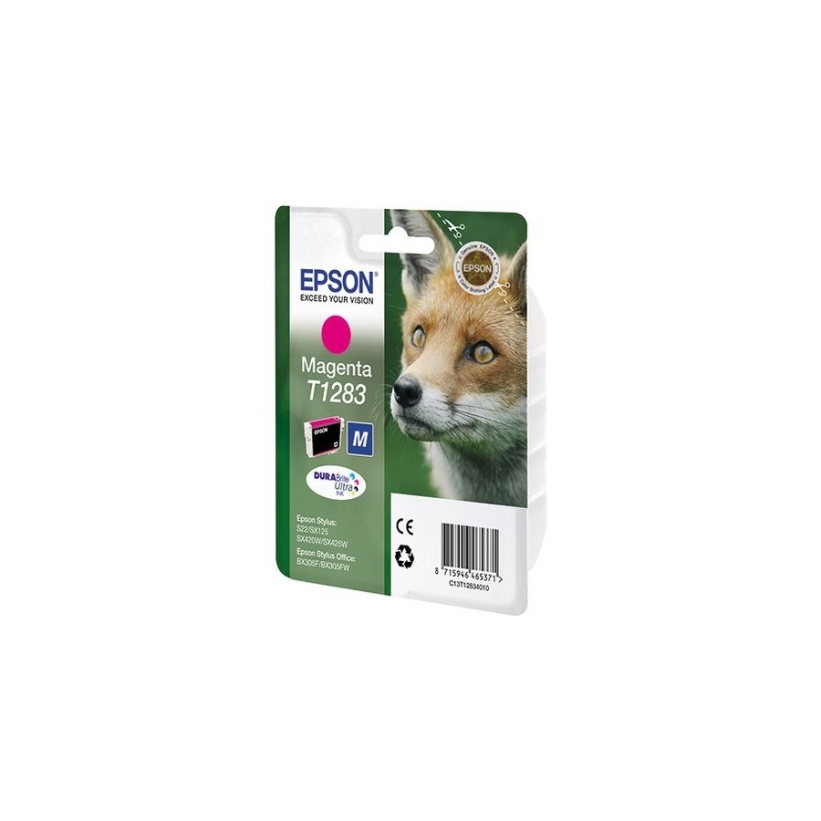 Tinta original epson t1283 magenta c13t12834011 3.5ml