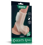 Funda el pene y testículos con vibración ridge knights