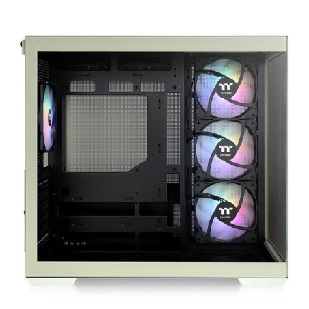 Caja pc thermaltake view 380 tg argb verde claro, vidrio templado x 2 ca-1z2-00mewn-00