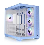 Caja pc thermaltake view 380 tg argb,  azul claro, vidrio templado x 2 ca-1z2-00mfwn-00