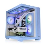 Caja pc thermaltake view 380 tg argb,  azul claro, vidrio templado x 2 ca-1z2-00mfwn-00