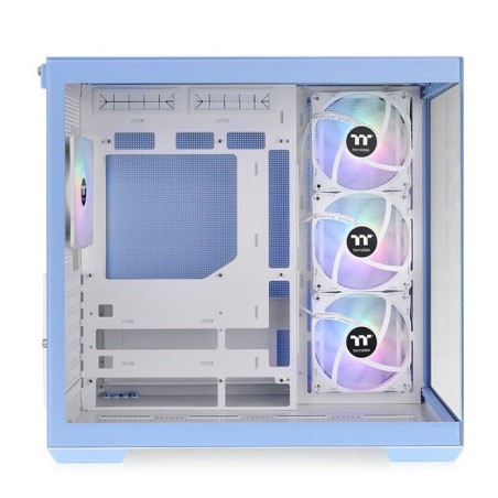 Caja pc thermaltake view 380 tg argb,  azul claro, vidrio templado x 2 ca-1z2-00mfwn-00