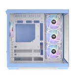 Caja pc thermaltake view 380 tg argb,  azul claro, vidrio templado x 2 ca-1z2-00mfwn-00