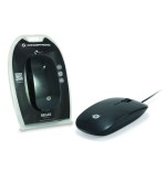 Conceptronic raton optico u800 dpi usb 2.0 3 botones rueda diseño plano gris