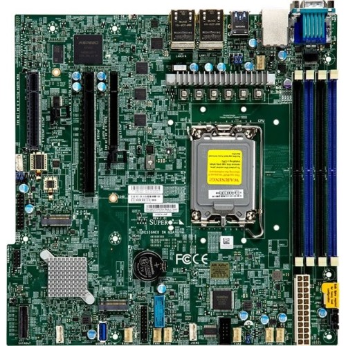 Supermicro placa base x13sch-ln4f micro-atx socket 1700 ddr5-only bulk