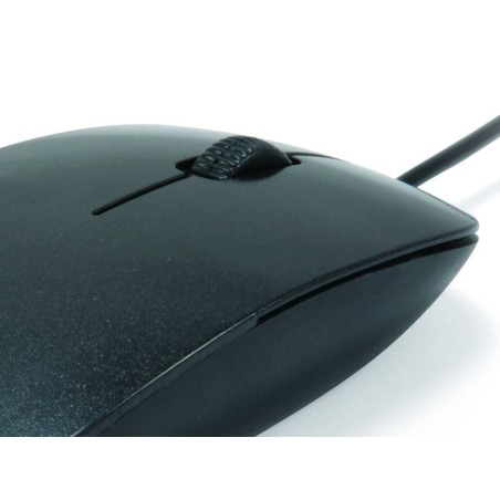 Conceptronic raton optico u800 dpi usb 2.0 3 botones rueda diseño plano gris