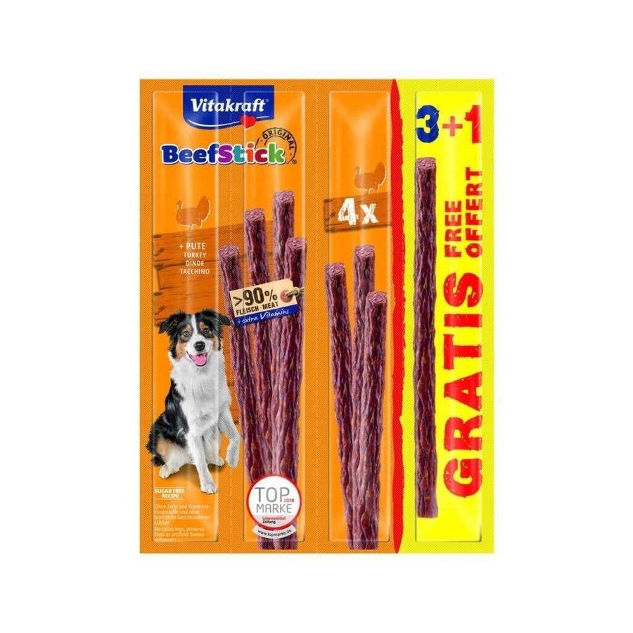 Premio para perros vitakraft beef stick turkey  3 + 1