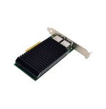 Inline® dual 10-gigabit network card, 2x rj45 10gb/s, pcie x8, incl. lp bracket