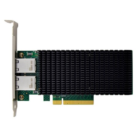 Inline® dual 10-gigabit network card, 2x rj45 10gb/s, pcie x8, incl. lp bracket