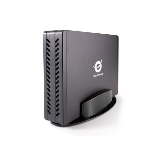 Conceptronic caja externa 3.5" , sata, aluminio, usb2.0,  max transf 480mbps