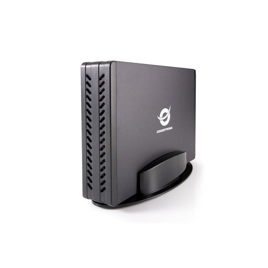 Conceptronic caja externa 3.5" , sata, aluminio, usb2.0,  max transf 480mbps