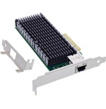 Inline® 10-gigabit network card, 1x rj45 10gb/s, pcie x8, incl. lp bracket