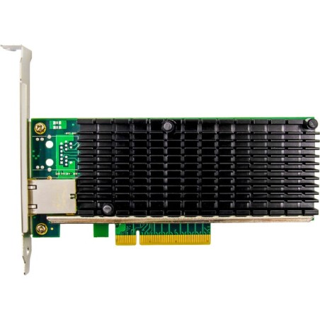 Inline® 10-gigabit network card, 1x rj45 10gb/s, pcie x8, incl. lp bracket