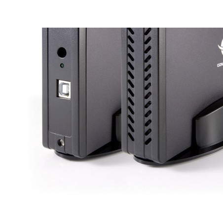 Conceptronic caja externa 3.5" , sata, aluminio, usb2.0,  max transf 480mbps