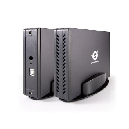 Conceptronic caja externa 3.5" , sata, aluminio, usb2.0,  max transf 480mbps