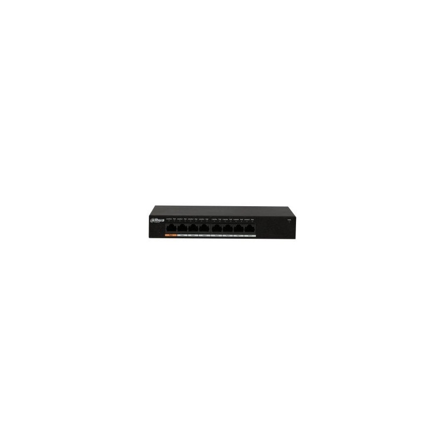 Dahua pfs3008-8gt-96 switch poe 2.0 8 puertos gigabit 96w no_manejable layer2