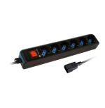 Regleta techly 300415 ups power strip with 6 sockets 1.5m black