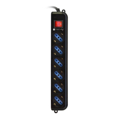 Regleta techly 300415 ups power strip with 6 sockets 1.5m black