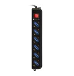 Regleta techly 300415 ups power strip with 6 sockets 1.5m black