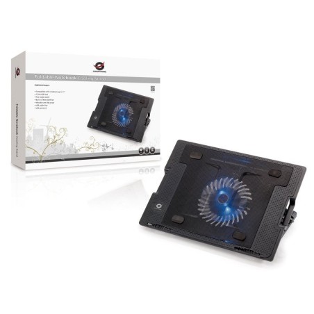 Conceptronic soporte refrigerante 1 ventilador 14cm para portatiles hasta 17\1