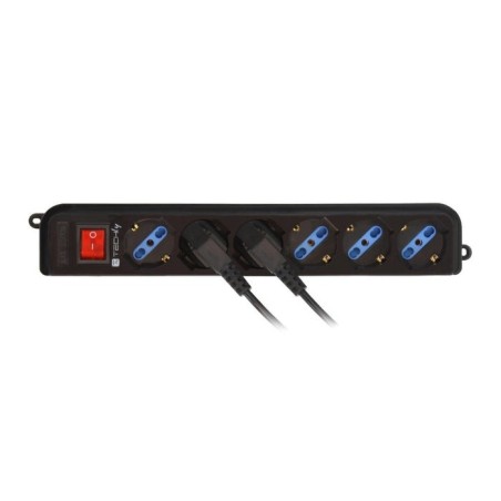 Regleta techly 300415 ups power strip with 6 sockets 1.5m black