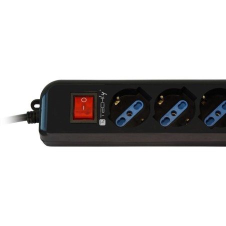 Regleta techly 300415 ups power strip with 6 sockets 1.5m black