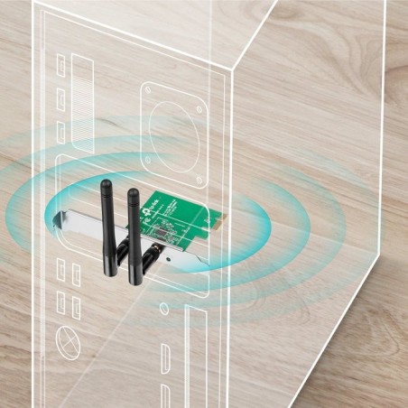 Tp-link tl-wn881nd 300mbs 11n inalámbrico pci express
